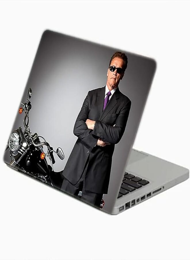 TAT Stains Liquid Texture Printed Laptop Sticker Multicolour-15.6 inch-3209